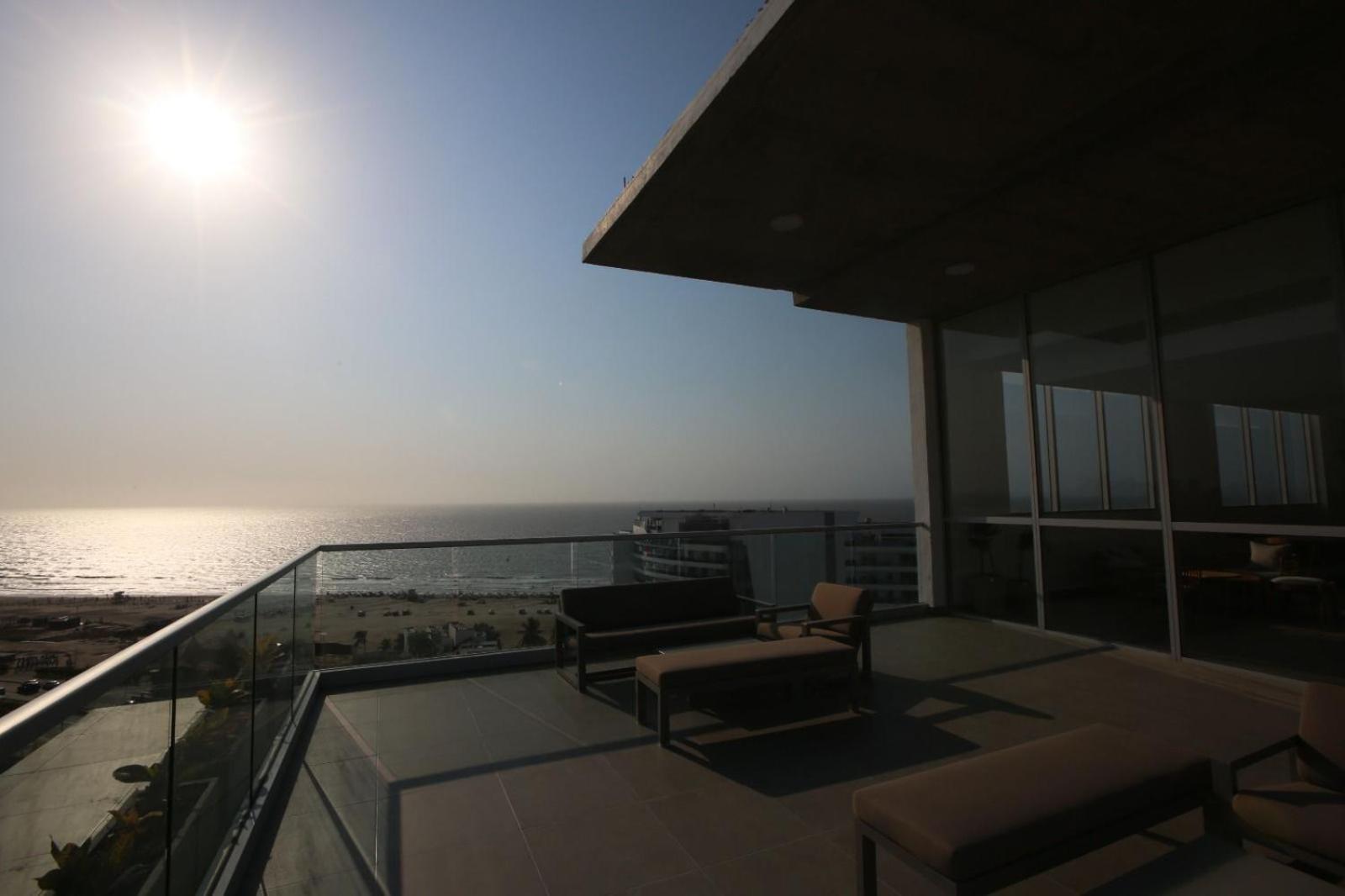Apartamento De Lujo Frente Al Mar Con Piscina Cartagena Exterior foto